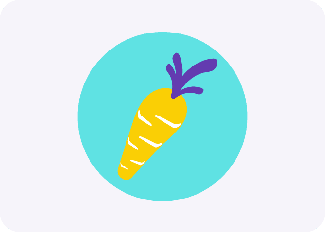 Illustration einer Karotte
